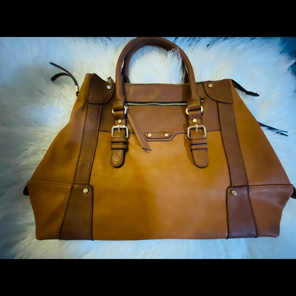 NWOT! Sole Society Camel Satchel Bag